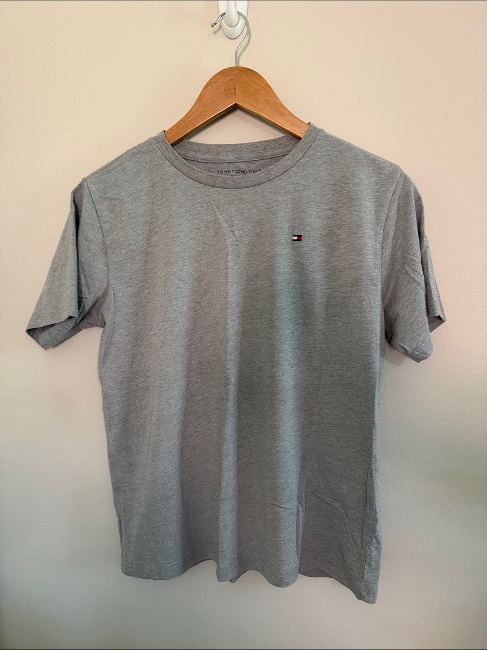 Tommy Hilfiger Light Grey Short Sleeve Crew Tee